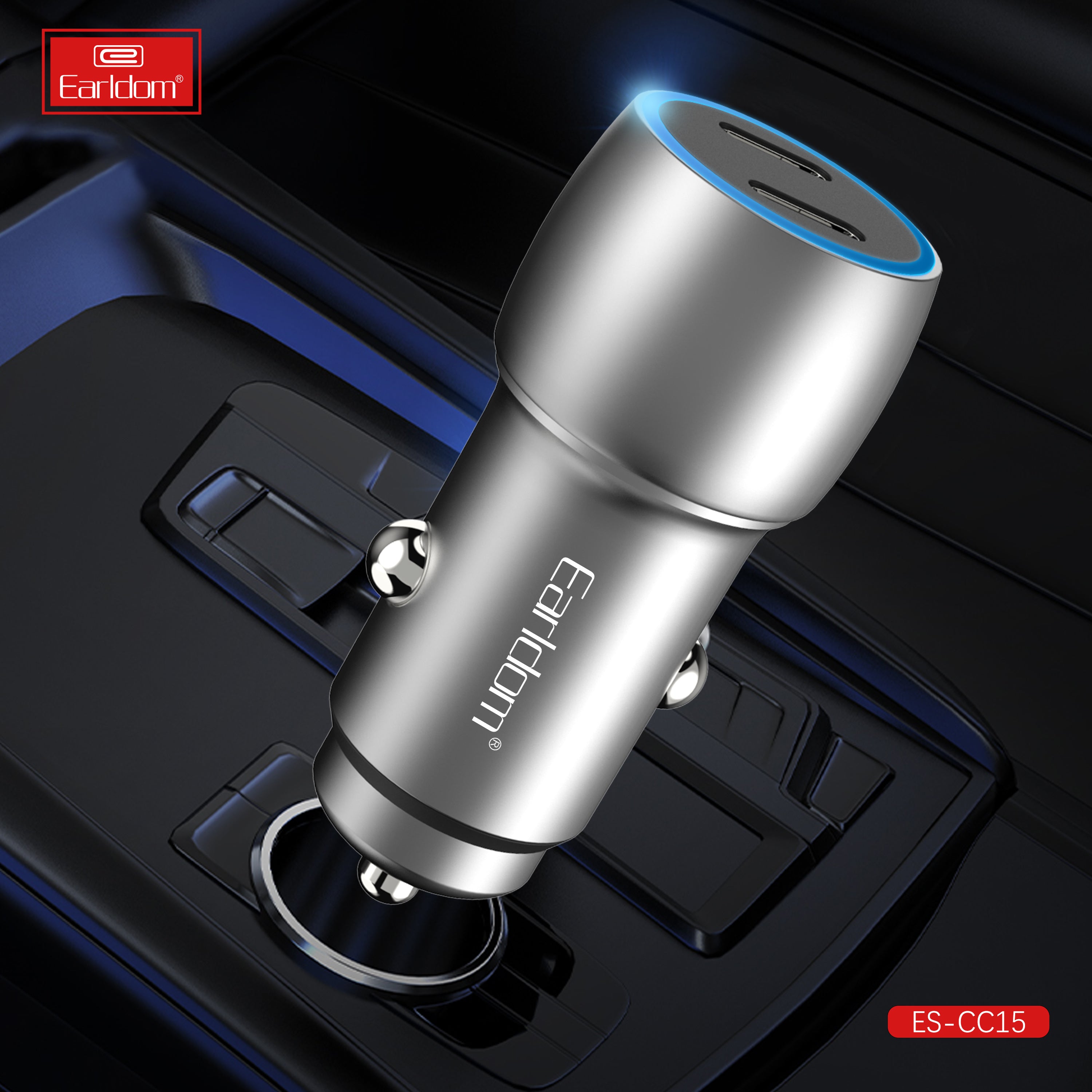 Super PD Fast Dual Car charger -40W Super PD Fast Dual Car charger -40W